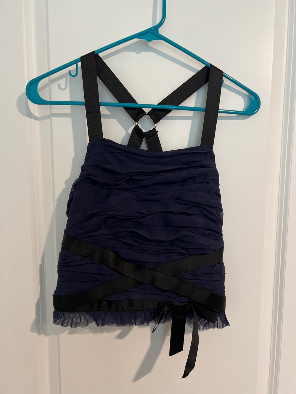 Anthropologie Shirred Tulle Tank – Size XS